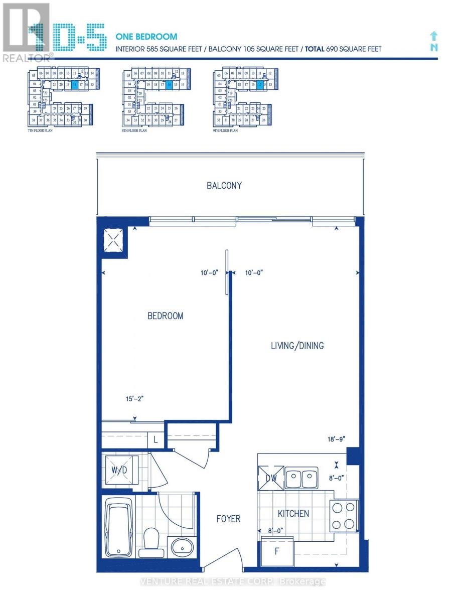 718 - 15 JAMES FINLAY WAY Toronto (Downsview-Roding-CFB), Ontari 2