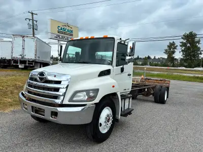 2014 Hino 338 Cab+Chassis - had a 24' dry box on it - 204" from back of cab to axle - 272" from back...