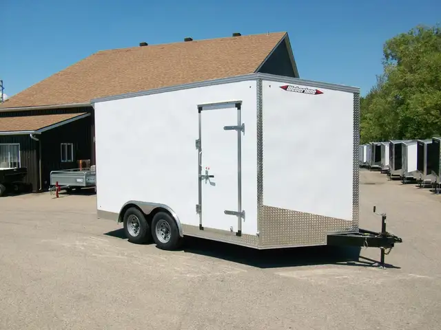 2025 Weberlane cargo 8'.6'' x 14' v-nose 2 essieux 5200lb. CONTR in Cargo & Utility Trailers in Laval / North Shore - Image 2