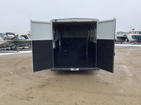 USED THURO BILT 3H RENEGADE HORSE TRAILER FOR SALE IN NISKU, AB - TANDEM 5200lb AXLES - SEALED & ENC... (image 9)