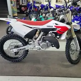 Price shown includes all fees, Financing available. Unleash the legend: The 2026 Yamaha YZ125 70th A...