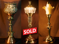 Exclusive, one-of-a-kind table/desk lamps