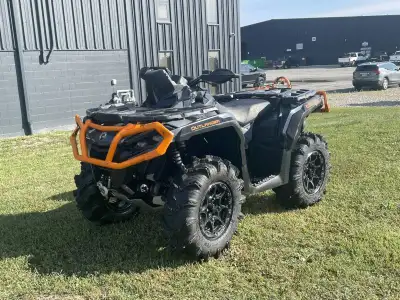 2023 CAN-AM OUTLANDER XT-P 850 ATV STOCK #A114225 78HP ROTAX ENGINE CVT TRANSMISSION TRI-MODE DYNAMI...