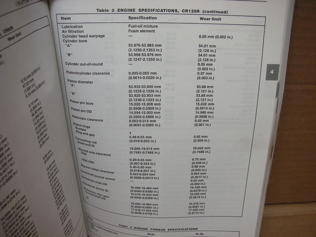 Used Honda CR 80 /CR 125 service manual M431 in Other in Stratford - Image 4