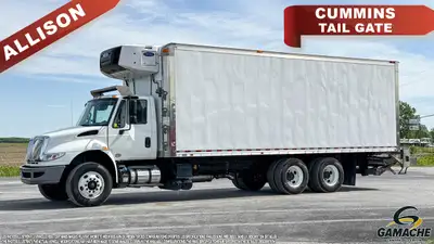 Heavy truck / Camion lourd - # STOCK: C-36891 2018 INTERNATIONAL 4400 CAMION FOURGON RÉFRIGÉRÉE AVEC...