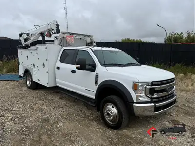 Countryside Fleet 2020 Ford F550 CrewCab 4x4 Service Truck + 6.7L PowerStroke Diesel + 4x4 W/ AutoMa...
