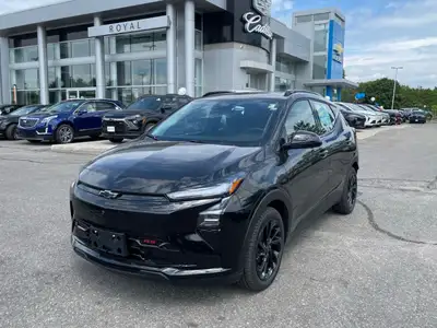 The 2027 Chevrolet Bolt RS in Mosaic Black Metallic is a cutting-edge SUV built for the modern drive...