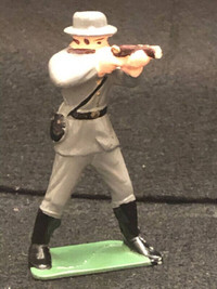 Marx Warrior of the world Confederate toy soldier broken