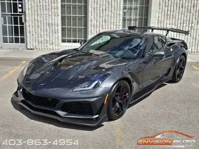 2019 CHEVROLET CORVETTE ZR1 COUPE \ 3ZR PREMIUM EQUIPMENT GROUP \ ZTK TRACK PERFORMANCE PACKAGE \ 7-...