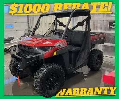 $1000 REBATE! PAYMENTS AS LOW AS $145 BI-WEEKLY! 2 YEARS WARRANTY! THE LEGENDARY POWERHOUSE UTILITY...