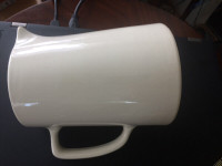 Vintage Ceramic Ivory Glazed Pitcher 1950-60s in Great Shape