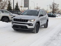 The 2026 Jeep Compass North in Silver Zynith Metallic with a Black interior blends rugged capability... (image 1)