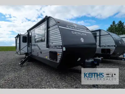 Coachmen Catalina Legacy travel trailer 323MAZE highlights: Front Private Bedroom Exterior Storage K...