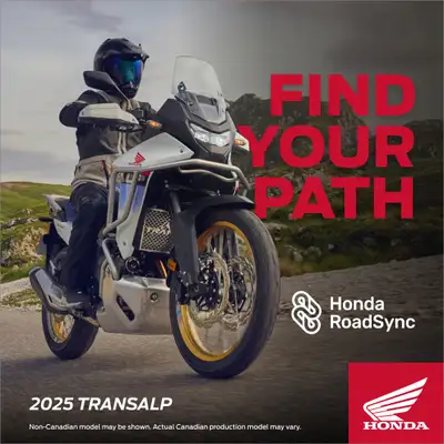 BRAND NEW HONDA 2025 TRANSALP 750 ADVENTURE BIKE, View more