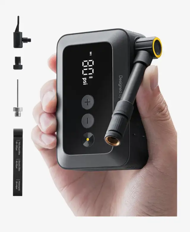 Mini Electric Bike Pump - Huge Discount · Free Shipping in Clothing, Shoes & Accessories in Oshawa / Durham Region - Image 2