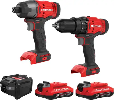 Brand New Drill & Impact Driver Combo Kit — Free Delivery, View more