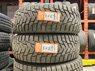 A pair of good used P225/70R16 Certified Wintertrek install and balance $245 Loose purchase $100 eac...
