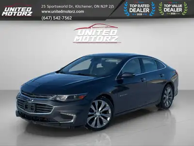 2016 Chevrolet Malibu Premier 2.0T SAFETY CERTIFIED ONE OWNER The 2016 Chevrolet Malibu Premier 2.0T...