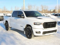 Shop this 2025 Ram 1500 Sport with 3.0L Hurricane twin-turbo engine, Apple CarPlay/Android Auto, nav... (image 8)
