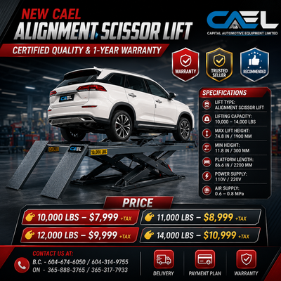 CAEL Heavy-Duty Pneumatic Jacks Power Meets Performance! Upgrade your shop with professional-grade P...