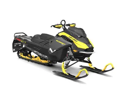 2027 Ski-Doo Summit Neo+ - Neo Yellow A mid-size deep snow sled with a massive fun factor, Summit Ne...