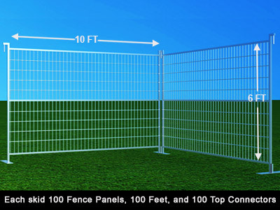 Panneaux de clôture de sécurité temporaires VENTE DE PRINTEMPS dans Autres équipements commerciaux et industriels  à Ouest de l’Île