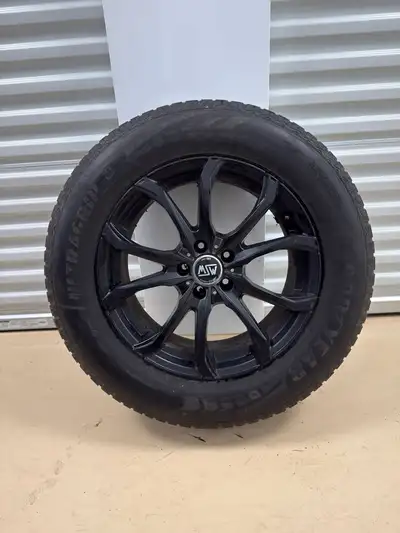 4 Audi rims with Tires Also fit: Mercedes-Benz GLE Volkswagen Atlas Mercedes-Benz R Bolt pattern 5x1...