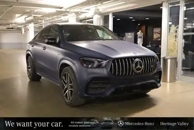 This Mercedes-Benz GLE 53 AMG has a strong Intercooled Turbo Gas/Electric I-6 3.0 L/183 engine power...