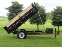 5x10  heavy-duty dump trailers