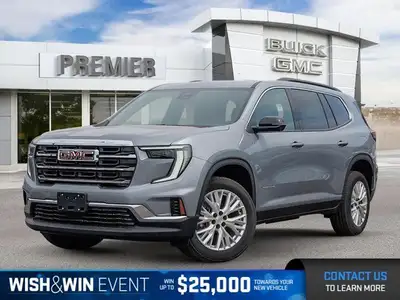 This GMC Acadia has a dependable Gas 2.5L/ engine powering this Automatic transmission. *Get Your Mo...