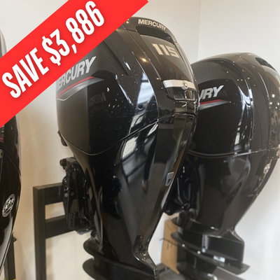 Mercury 115 EXPLT FourStroke 115 hp Save $3,886 Inline 4 Whether your day calls for a vacation or a...