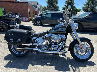 Check out this 2009 CANADIAN Harley-Davidson 96cu Fat Boy with only 64,893kms. Be sure to follow us...