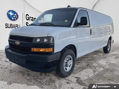 2024 Chevrolet Express Cargo Van Vehicle Highlights Forward Collision Alert Back Up Camera StabiliTr...