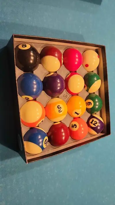 Professional (Belgian Aramith Super Pro) pool balls, View more