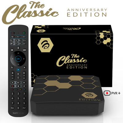 BuzzTV The Classic Anniversary Edition replaces the popular BuzzTV XRS-4500 model. Celebrate a decad...