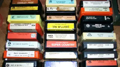lots of 8 tracks- asking 25 dollars for the lot