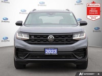 New Price! Gray 2023 Volkswagen Atlas Highline R-line package | Captain chairs | One owner AWD 8-Spe... (image 6)