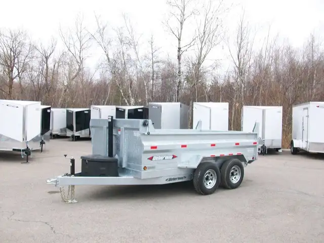 2025 Weberlane DOMPEUR 78'' X 12' 2 ESSIEUX 5200LB. GALVANISÉ co in Cargo & Utility Trailers in Laval / North Shore - Image 9