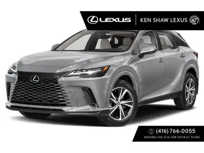 The 2025 Lexus RX 350 Auto in a sophisticated silver finish offers an all-wheel-drive system that en...