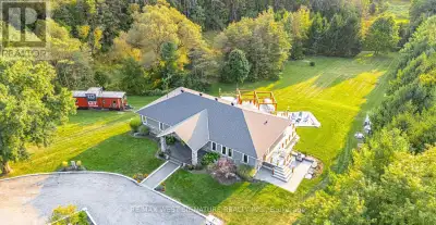 Stunning custom built bungalow on 5 majestic acres built to the highest standards with $$$ on upgrad...