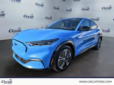 Le Ford Mustang Mach-E Premium AWD 2023 combine une tenue de route agile à une traction intégrale sé...