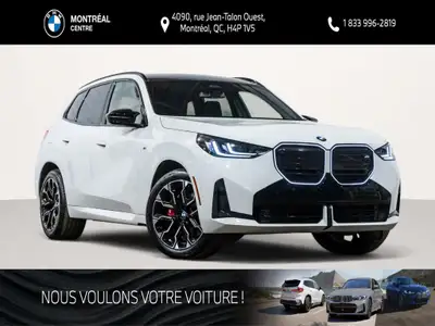 Découvrez ce magnifique véhicule d'occasion BMW X3 M50 xDrive affichant un bas kilométrage de 15 980...