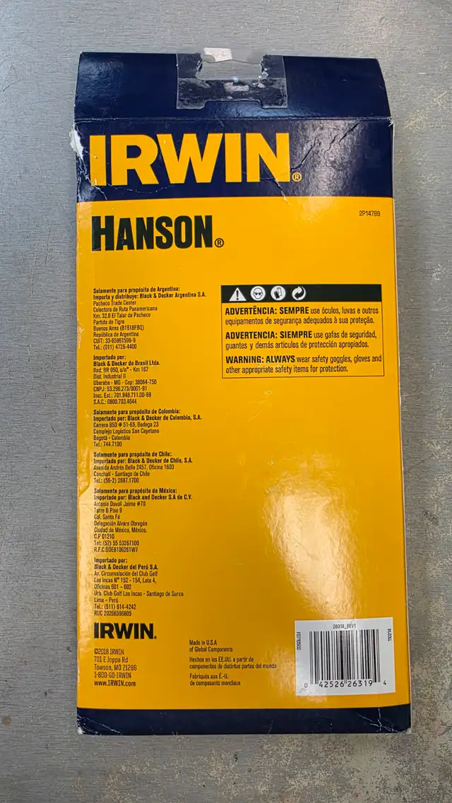 IRWIN Metric Tap & Hex Die Set 26319 - BRAND NEW in Other in Oakville / Halton Region - Image 3
