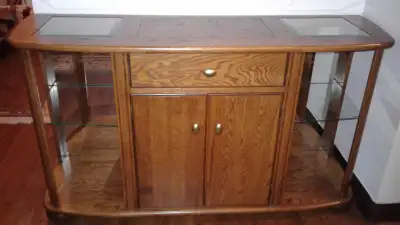 Console-Cabinet (Solid Oak), View more