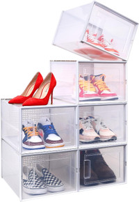 Shoe Organizer Box Stackable,