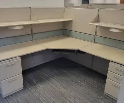 Teknion TOS Workstation 6.5’ x 6.5’ – Complete Cubicle System!, View more