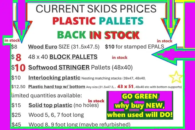 Great Pallets for sale in stock ready now real PHOTOS FROM US in Other in Mississauga / Peel Region - Image 5