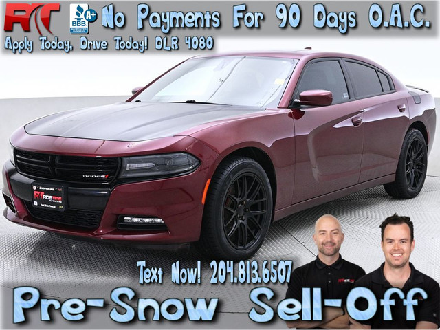 2019 Dodge Charger SXT AWD - Leather, Sunroof, Black Alloys in Cars & Trucks in Winnipeg - Image 2