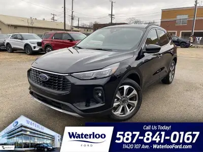 **WE WILL BEAT ANY DEALER IN THE CITY** Agate Black Metallic 2025 Ford Escape Platinum AWD 8-Speed A...