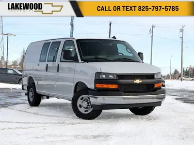 Trustworthy and worry-free, this 2025 Chevrolet Express Cargo Van makes room for the whole team. Tir...